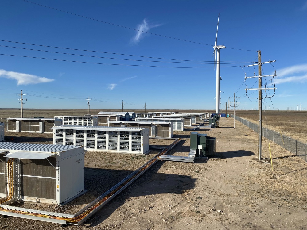 Cango mining site in Texas